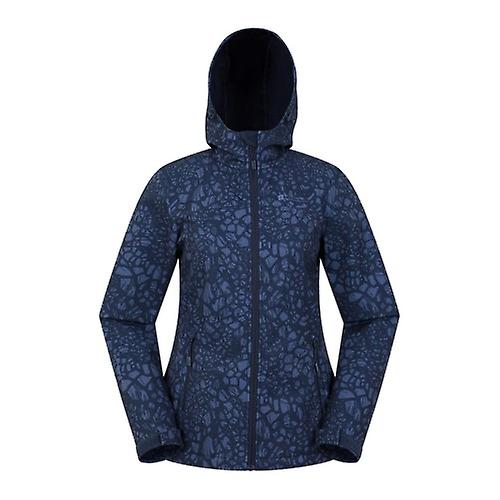 Mountain Warehouse Womens/Ladies Exodus Abstract Water Resistant Soft Shell Jacket
