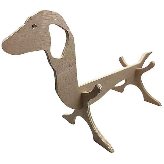 Wine Bottle Display Stand Solid Construction High Durability Dachshund Dog-Shaped Wine Rack Party Bar Decoration