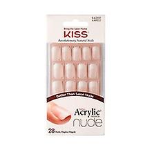 Kiss My Face - Salon Acrylic French Nude 64268 ( 28 pcs ) - Acrylic nails french manicure for a natu