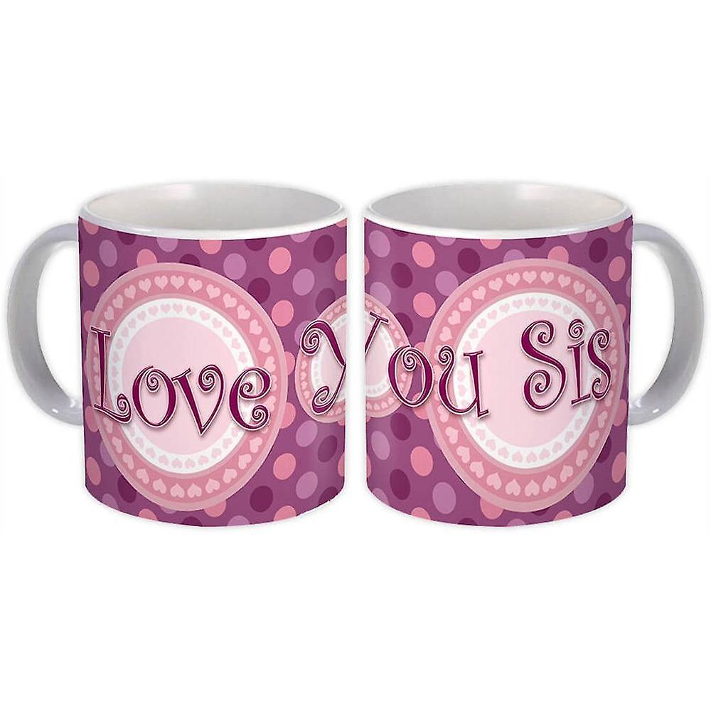 Presentmugg: Älskar dig Sis Syster