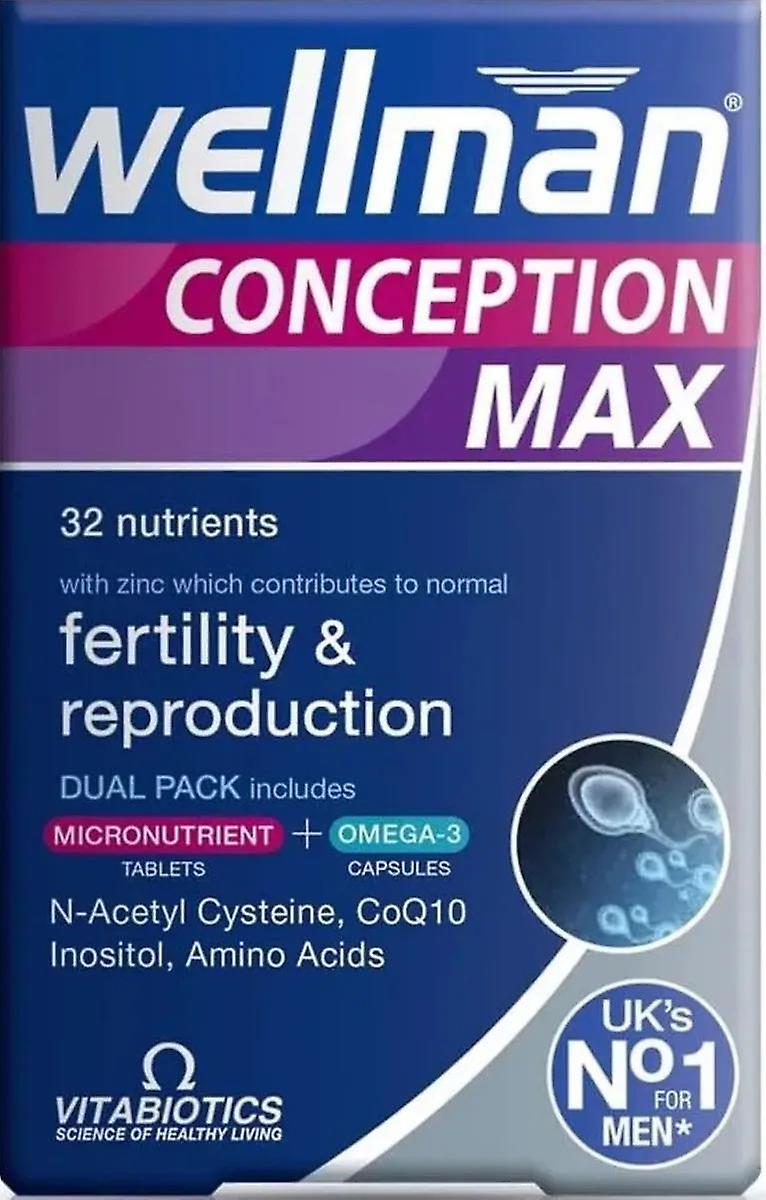Vitabiotics Wellman Conception Max - 84 Tablets