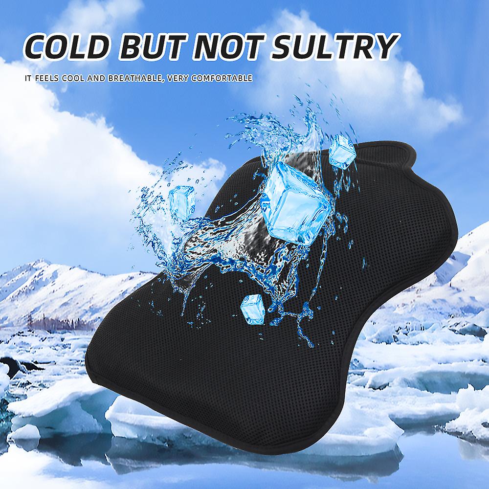 Motorcycle Gel Seat Cushion Comfort Shock Cover Pad Breathable Pressure Relief