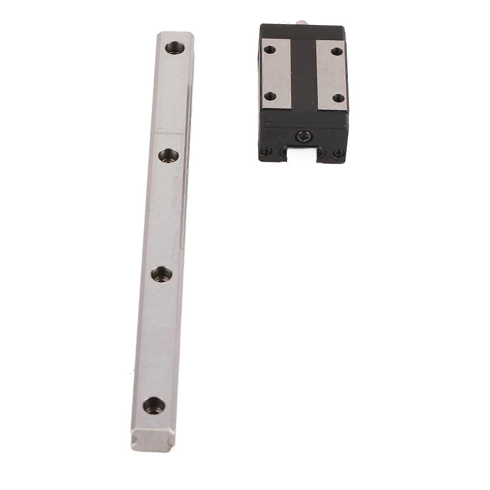 Linear Guide Rail Linear Bearing Slider Kit Ball Bearing Steel Block for 3D Printers and CNC Parts 200mm