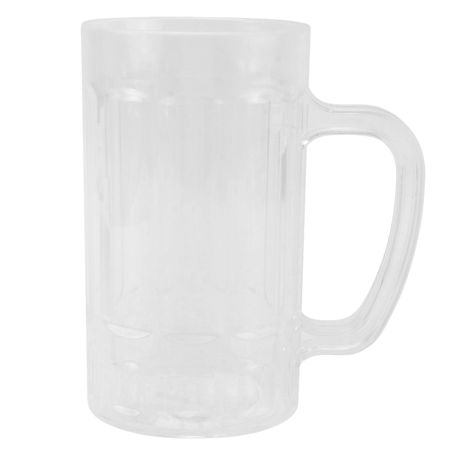 520ml Transparent Water Cup Wine Mug with Handle for Party Home Club Bar Use