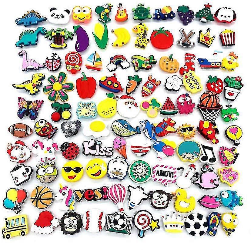 100 جهاز كمبيوتر شخصى مختلف سحر الأحذية لأحذية سوار سوار الديكور