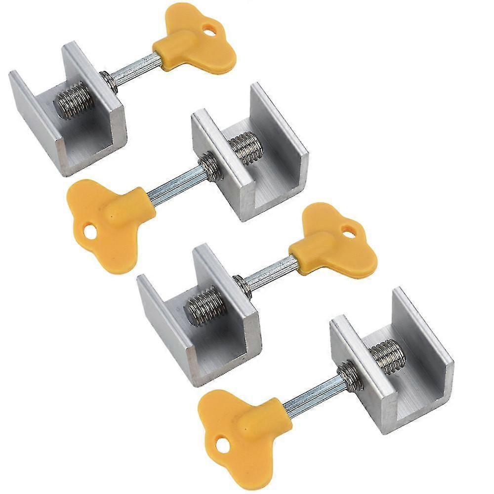4 Pcs Sliding Window Locks Door Frame Security Locks With Key