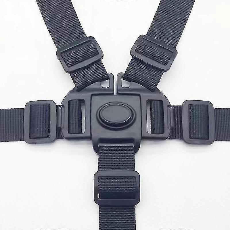 Child Safety Belt - Adjustable 5 Point Baby Safety Belt For Pushchair Highchair Buggy PKG