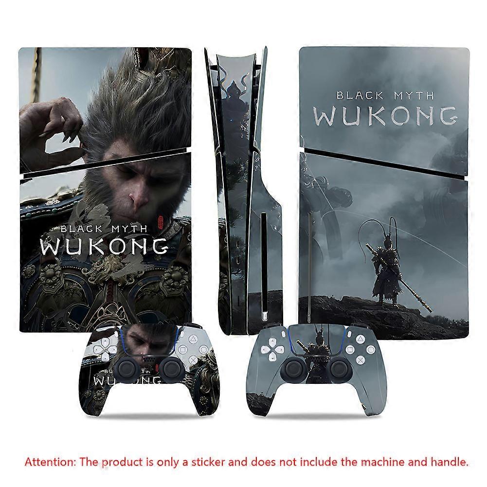Black Myth Wu-kong Skin Decal for for PS5 Controller Stylish Personalized Protective Decals Sticker