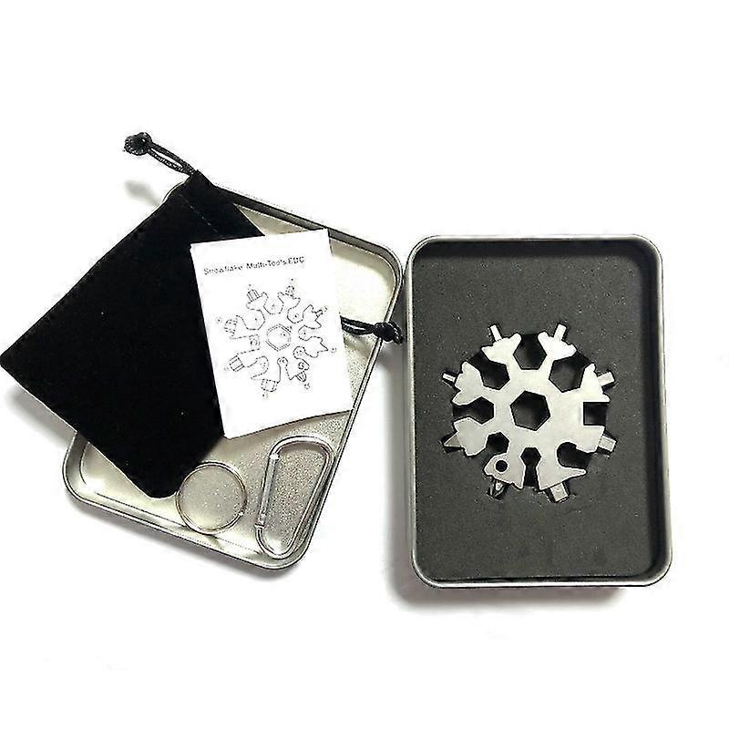 18 In 1 Multifunctional Snow Wrench Stainless Steel Hexagonal Universal Spanner Tool