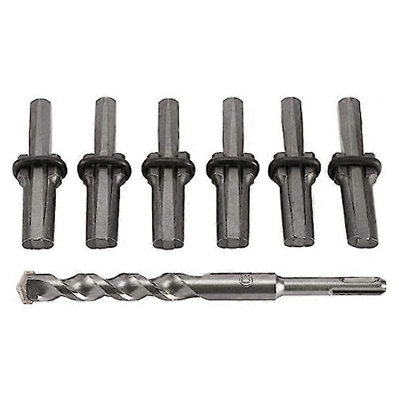 Stone Splitter Hand Tool Kit Stone Splitter with Drill Bit Tools compatible with Splitting Granite Rock Concret
