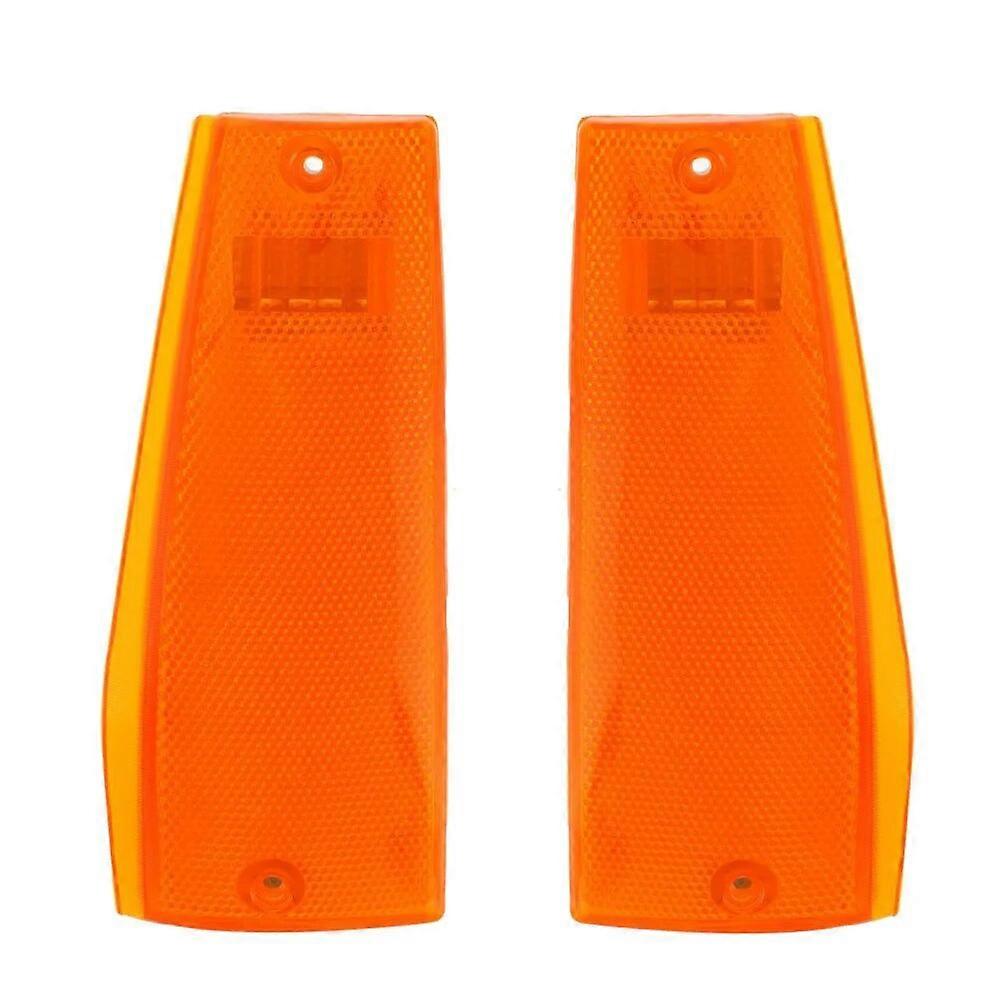 Left & Right Front Corner Parking Side Marker Light Lamp Lens Shell Housing For Jeep Cherokee 1984-1996 Fog Lamp Turn Lights