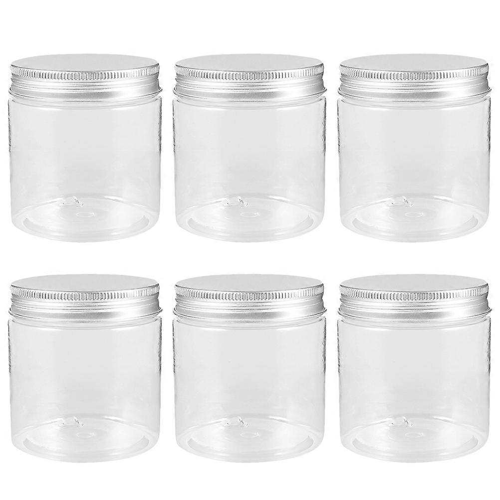 6pcs Mini Plastic Jars Household Plastic Jars Portable Plastic Jars Plastic Jar With Lids