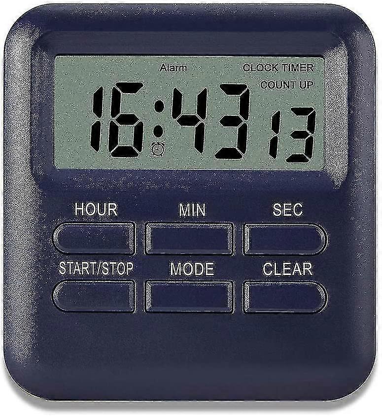 Digital Timer With 3 In 1 Clock / Alarm Function, Magnetic Kitchen Timer, Countdown Stopwatch Timer, Kitchen /