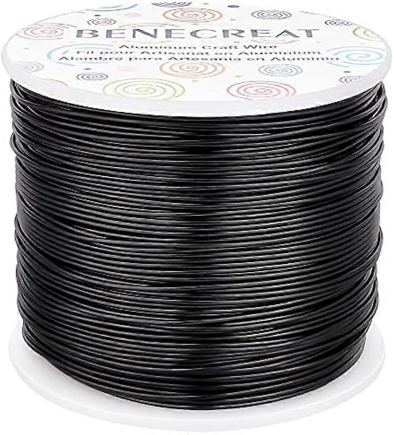 18 Gauge Aluminum Wire 492FT Anodized Black Bendable Craft Wire