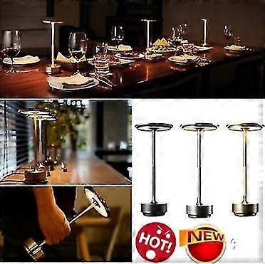Cordless Table Lamp - Dimmable Rechargeable Waterproof Desk Light