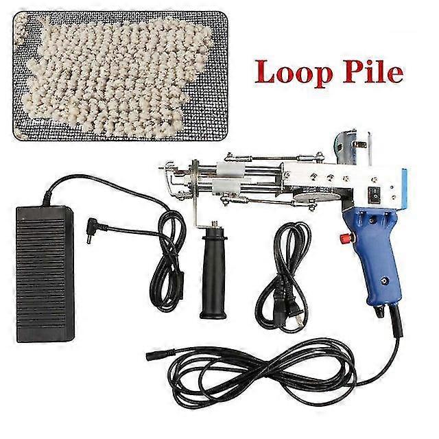 240W electric hand rug tufting gun portable carpet weaving rug machine cut&loop pile with with cut and loop ac 220v / 50~60hz