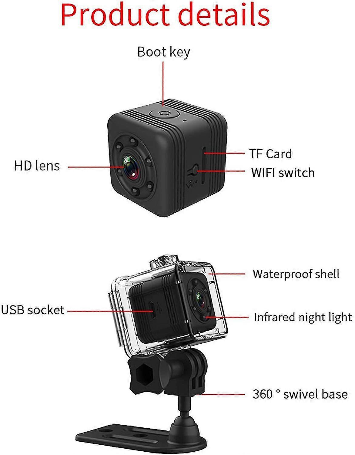 Motion Detection Sq29 Mini Camera Wireless Camera Mini Smart WiFi
