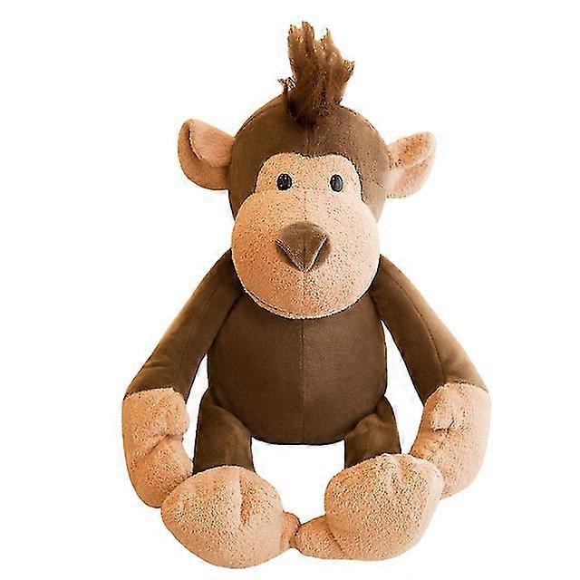 25cm Cute Plush Toy Elephant Giraffe Raccoon Fox Lion Tiger Monkey Dog Plush Animal Soft Toys For Children Gifts