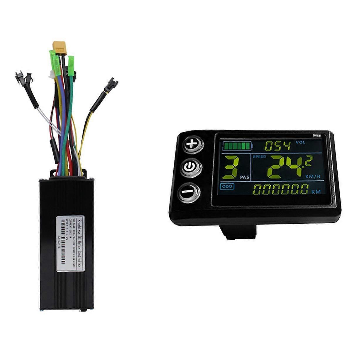 Electric Bicycle Controller S866 LCD Display 36V 48V 30A 750W 1000W 2 Model Sinewave Controller Ele