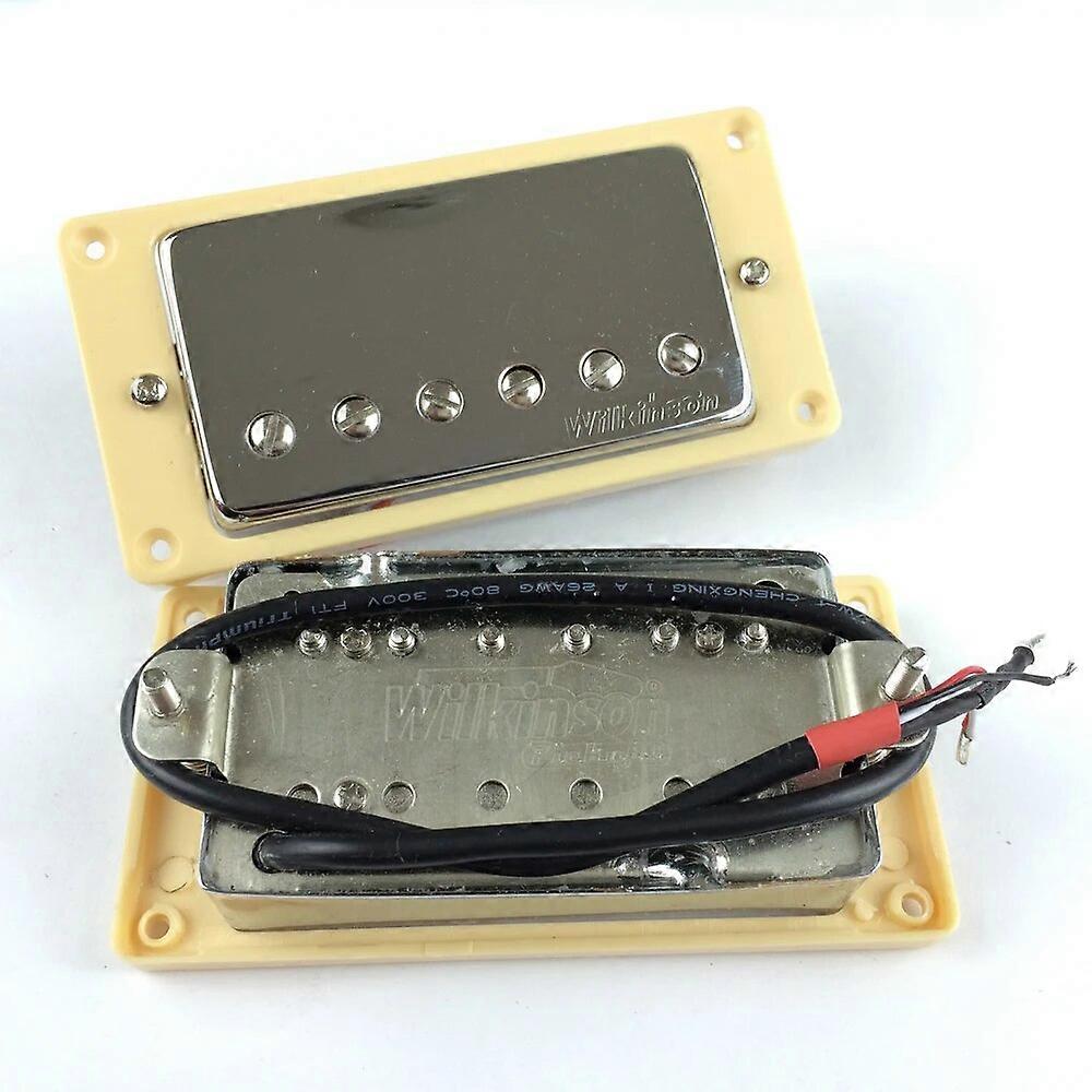 NEW Wilkinson LP SGエレクトリックギターハムバッカーピックアップネック&ブリッジWVCクロームシルバーゴールドカバー韓国製