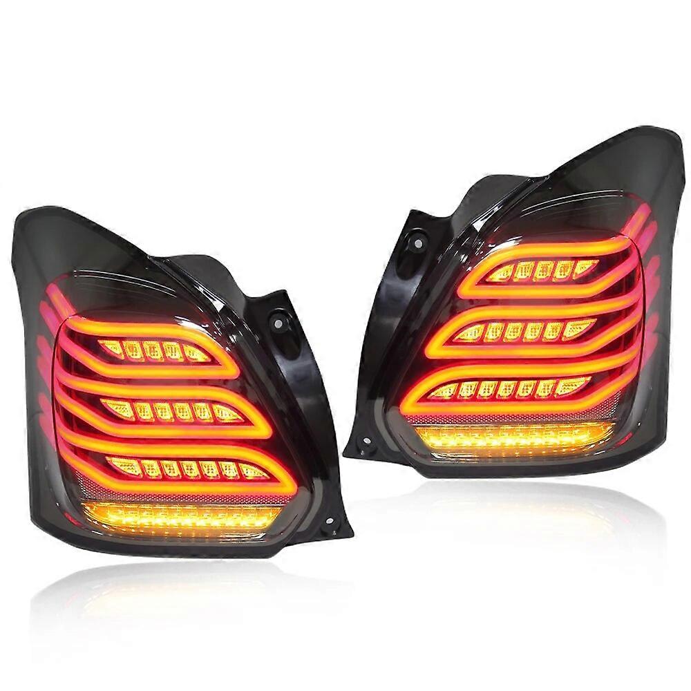 Rear Tail Light For Suzuki Swift MK5 AZ 2017-2022 Turn Signal Stop Brake Reverse Daytime Running Lamp Black Car Accessories