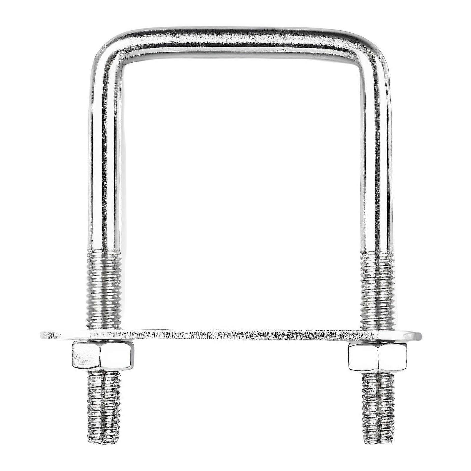 2pcs M8 U Bolts Frame Plate Tie Down Multipurpose With Nuts Accessories