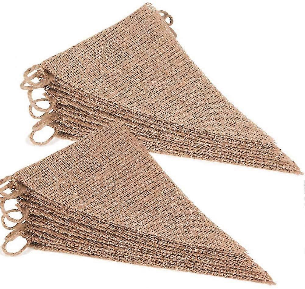 Vintage Pennant Chain 2 Pcs Banner ,26 Pcs Triangular Flags
