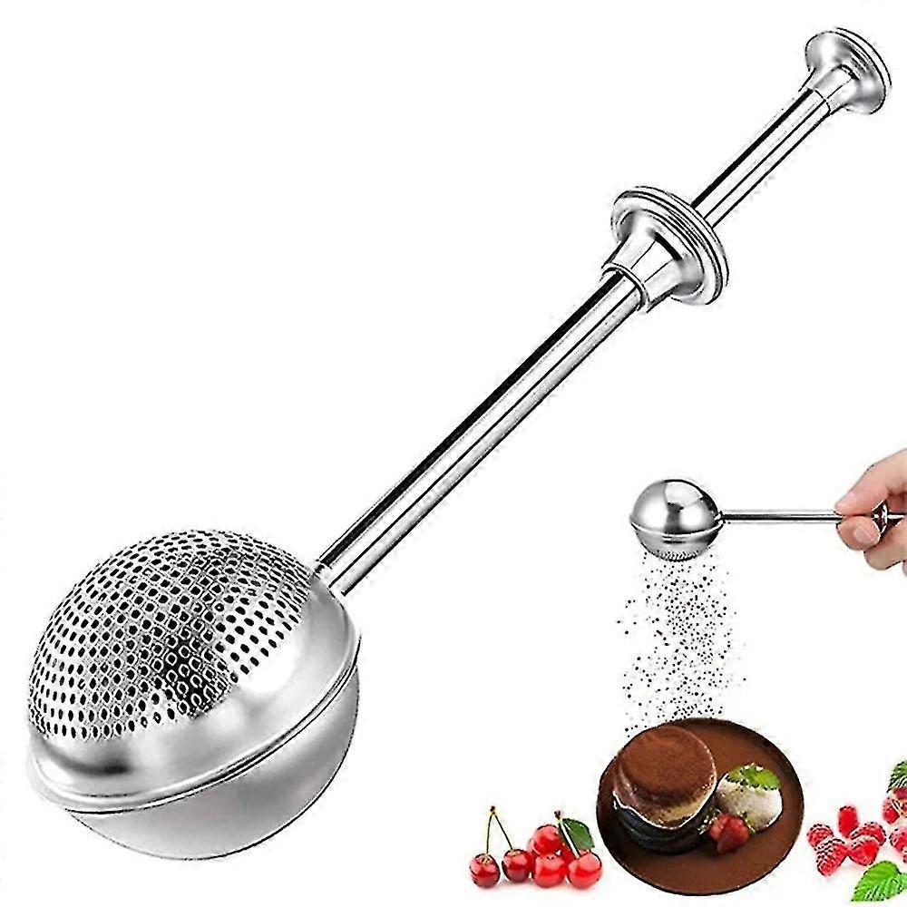 Stainless Baking Duster Powder Icing Sugar Cocoa Sugar Flour Shaker Kitchen Tool