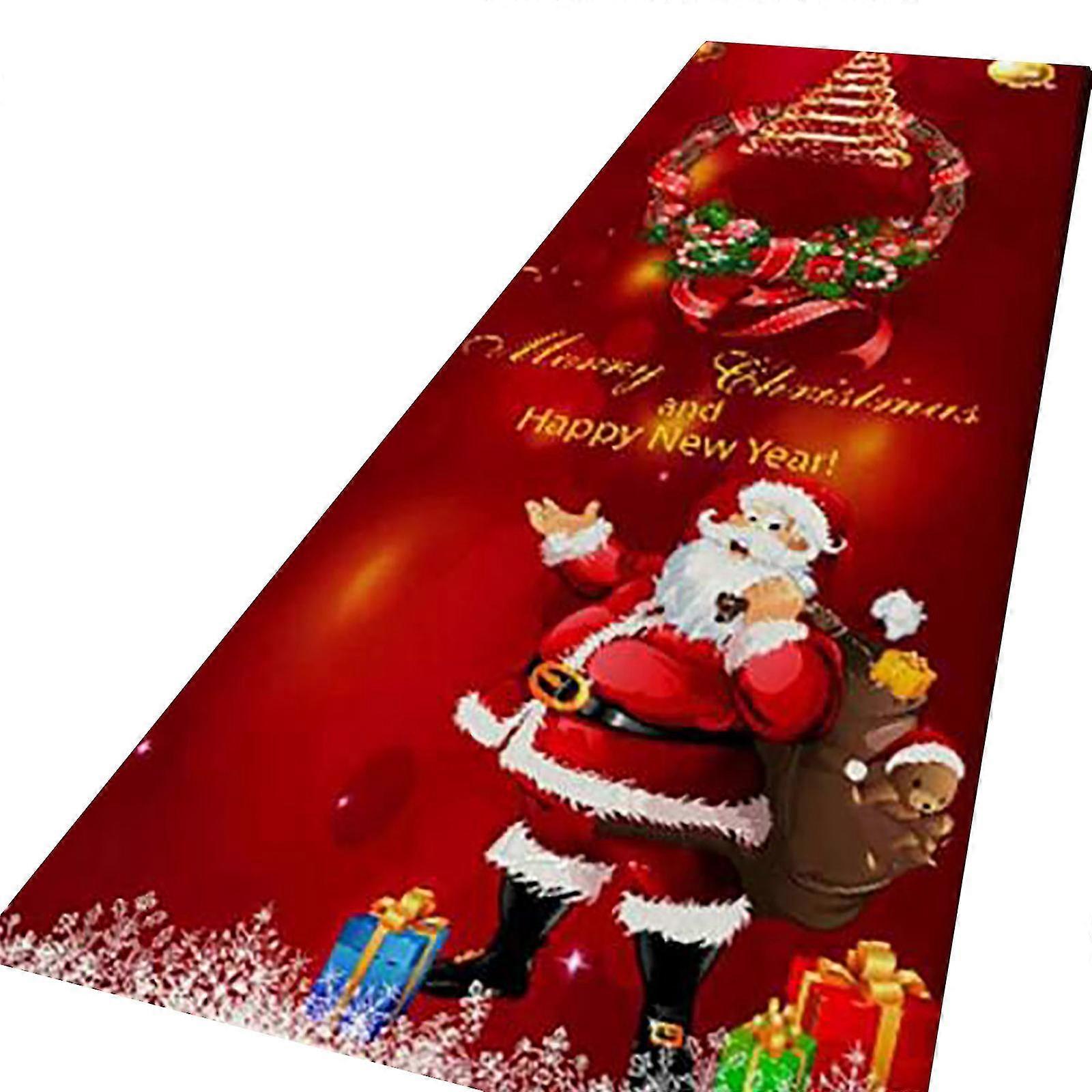 メリークリスマスマッツメリークリスマスウェルカムドアマット屋内ホームカーペット装飾