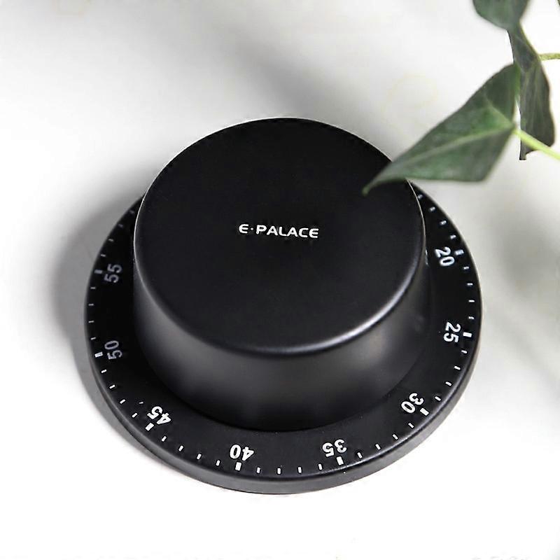 Stainless Steel Kitchen Timer With Magnetic Base Manual Mechanical Cooking Timer