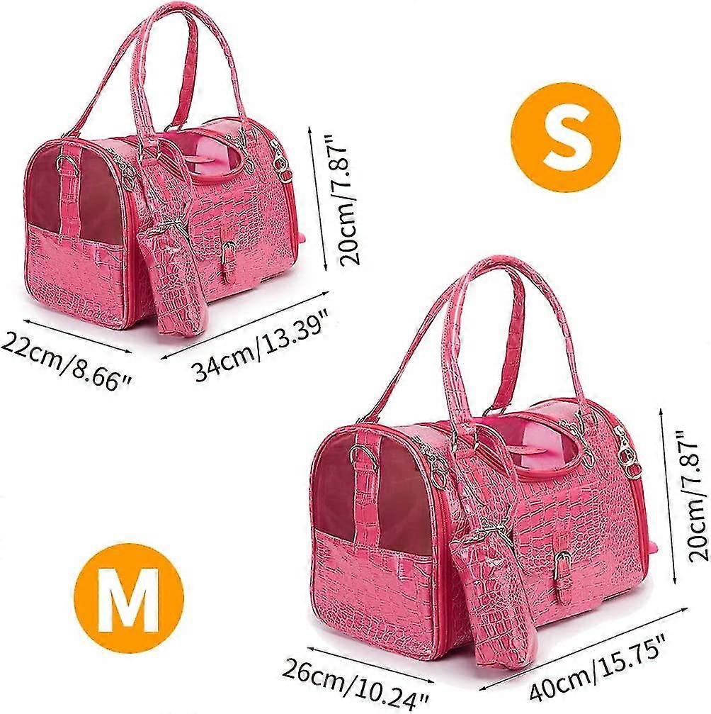 Cat Dog Carrier Bag, Breathable Handbag For Small Pet Puppies, Cat Carrying Bag Portable Carrier S