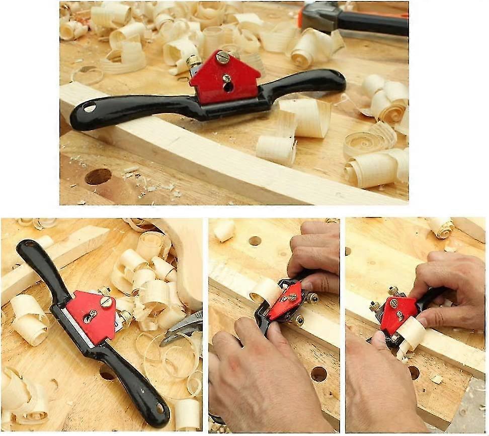 2 Pcs Adjustable Spokeshave With Flat Base