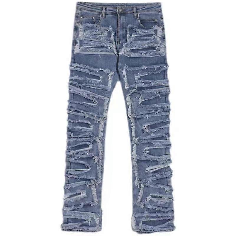 Denim Indigo Distressed 2xl