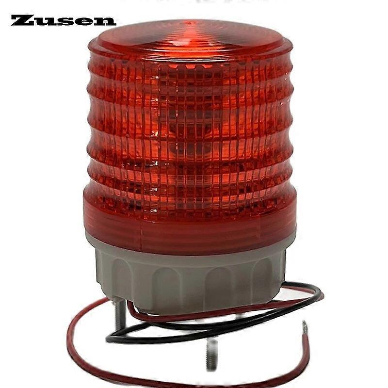 Begleri-Zusen TB5051-R 12v 24v 110v 220v Red Small Signal Light Three Modes Switch Strobe Flash Always on Warning Lamp