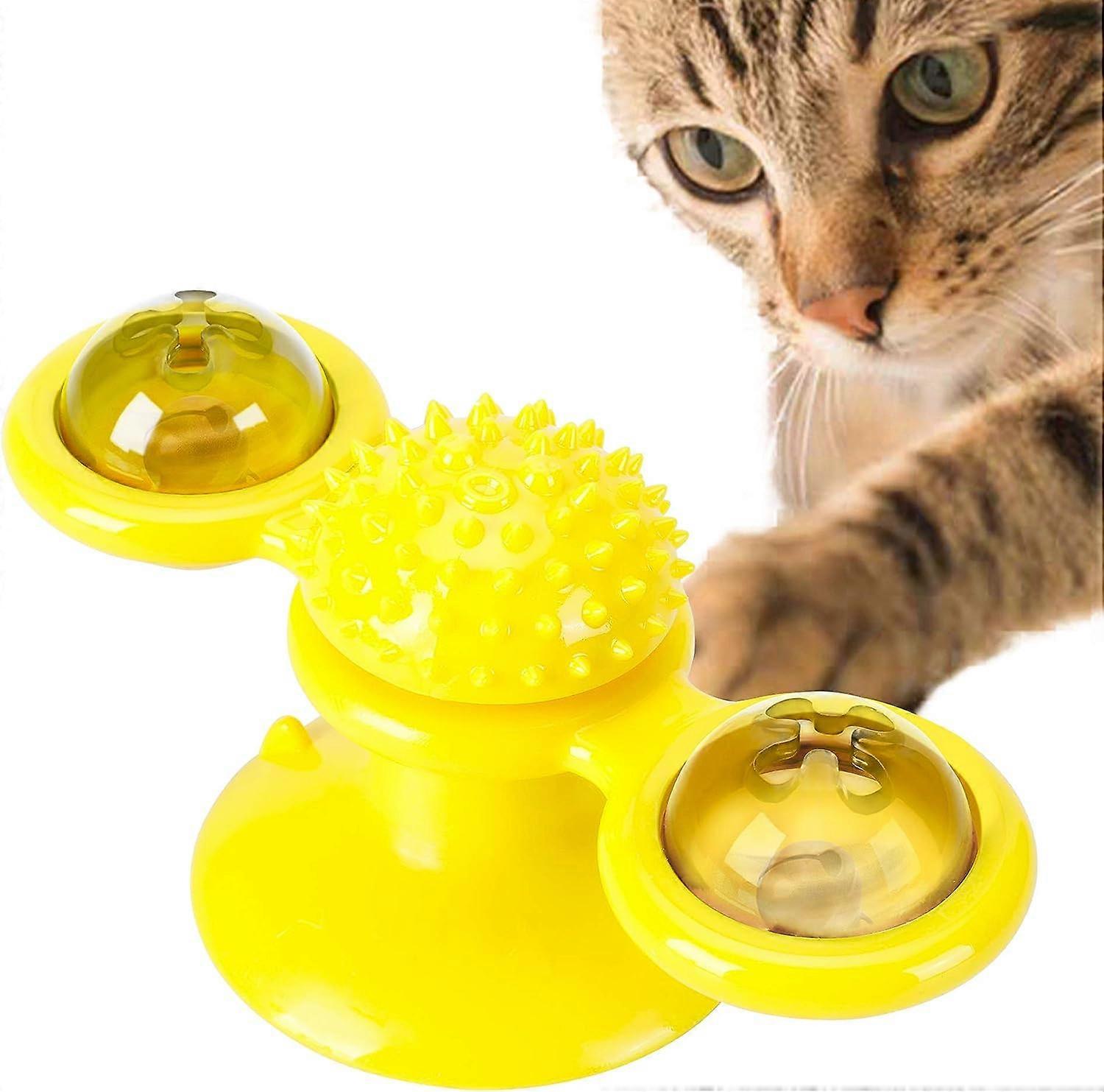 Interactive teasing cat toy, multifunctional recorder cat grinder cat toy scratching brush pet
