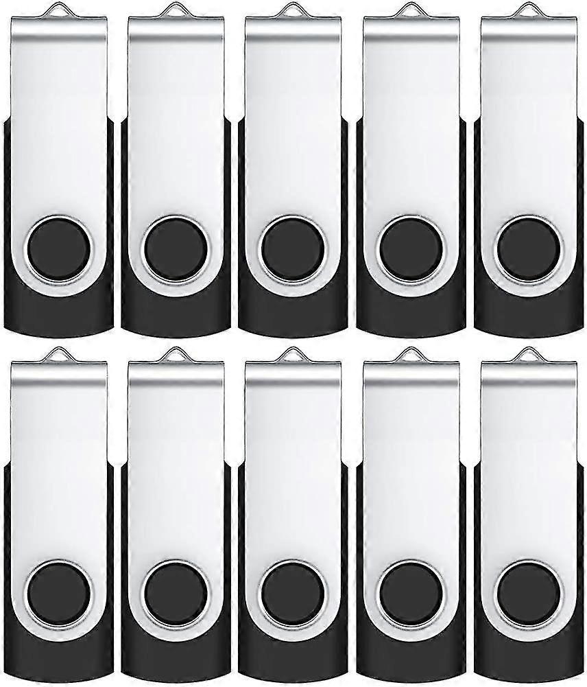 2gb Usb Stick Pack Of 10. Usb 2.0 Data Stick With Usb Stick Bag Rotating Foldable Memory