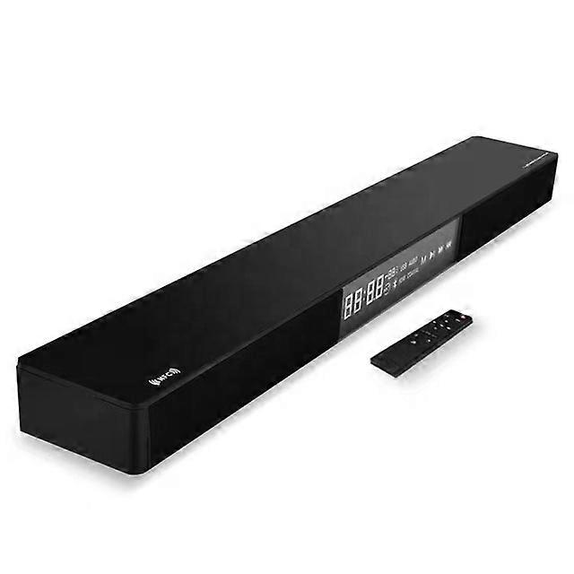 80W TV Soundbar Home Theater System Powerful Wireless Echo Wall Bluetooth Speaker 2.1 Channel Subwoofer Surround Clock Speaker