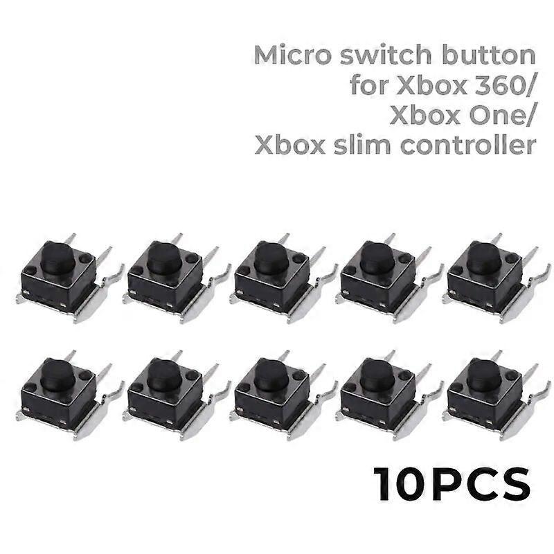 DATA FROG 10Pcs Replacement Buttons Repair Parts For Xbox One/Xbox Slim Gamepad LB RB Switch Bumper Keys For Xbox 360 Controller