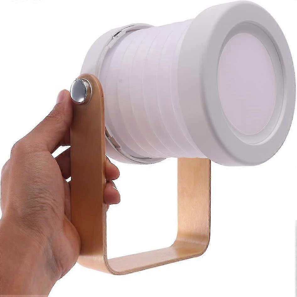Table Lamp Foldable With Handle Adjustable Brightness Usb Charging
