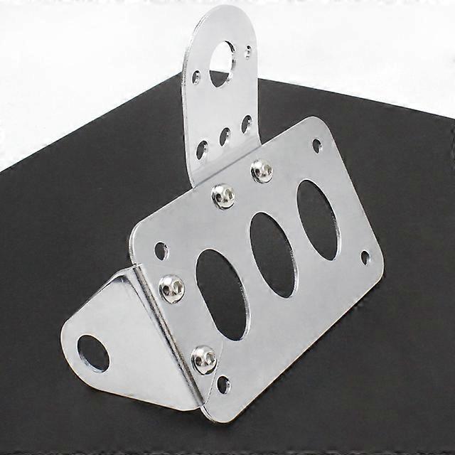 Chrome Motorcycle Side Mount License Plate Bracket Holder For Harley-Davidson