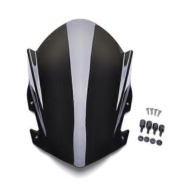 For KTM RC 390 Windscreen Windshield With Bracket for KTM RC200 RC390 RC 125 200 390 2014-2018 Double Bubble Wind Deflector