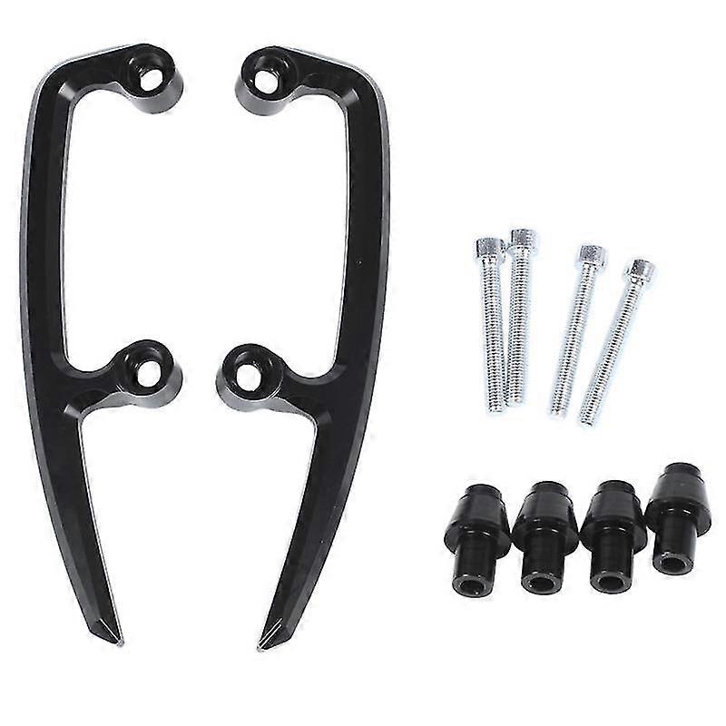 Rear Grab Bars Rear Pillion Passenger Grab Rail Handle For Ninja650 Z650 Ninja 650 2017-2021(black)