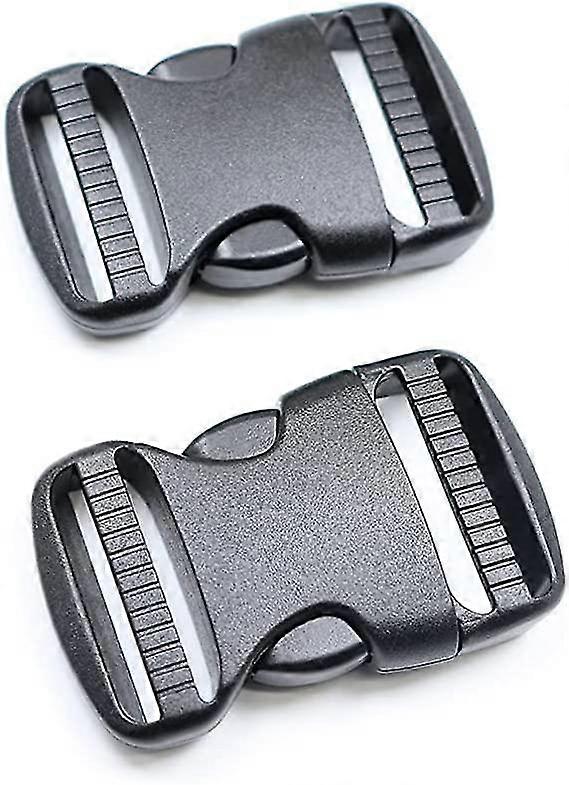 Side Release Buckles,heavy Duty Plastic Buckle Clips Snaps Backpack Belt Replacement Buckleblack1pcs