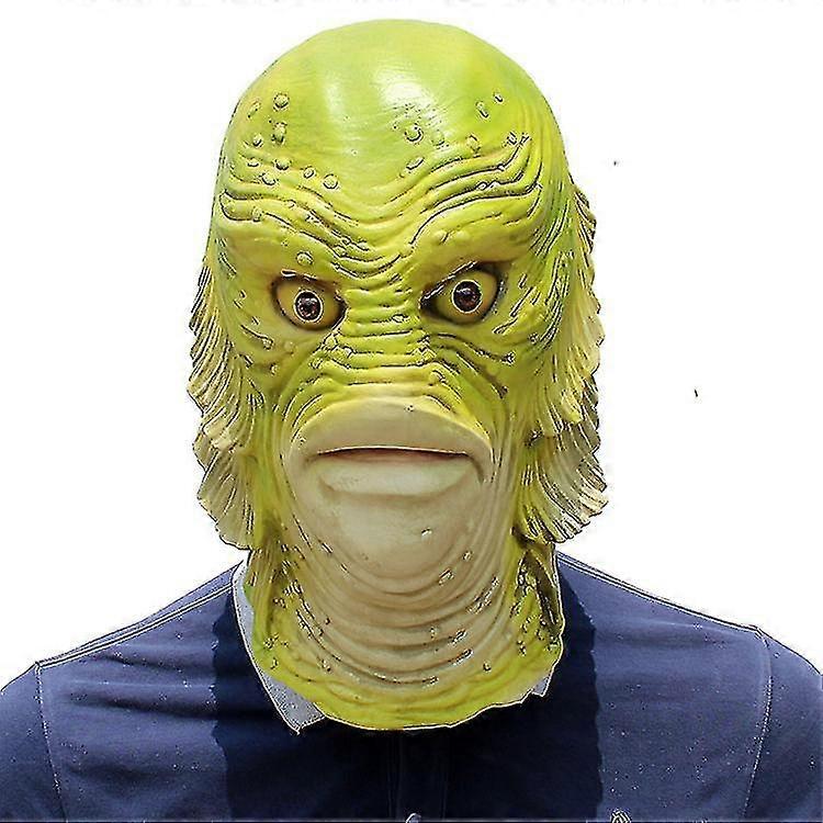 パーティーコスチューム - フィッシュマスク - 黒いラグーンからハロウィーン動物ヘッドマスククリーチャー