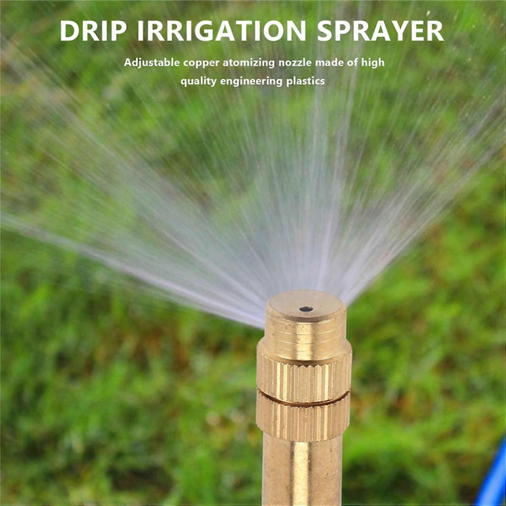 30pcs Watering Nozzle Adjustable Copper Irrigation Water Sprinkler