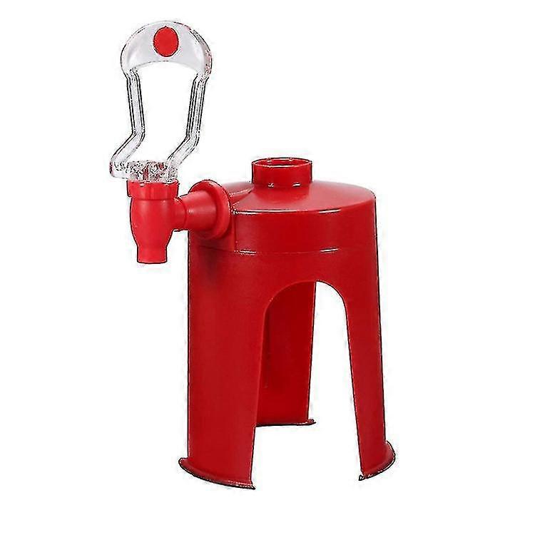 Soda Drinking Water Dispenser Machine Tap Coke Upside Down Dispenser Kitchen Tool1set-red