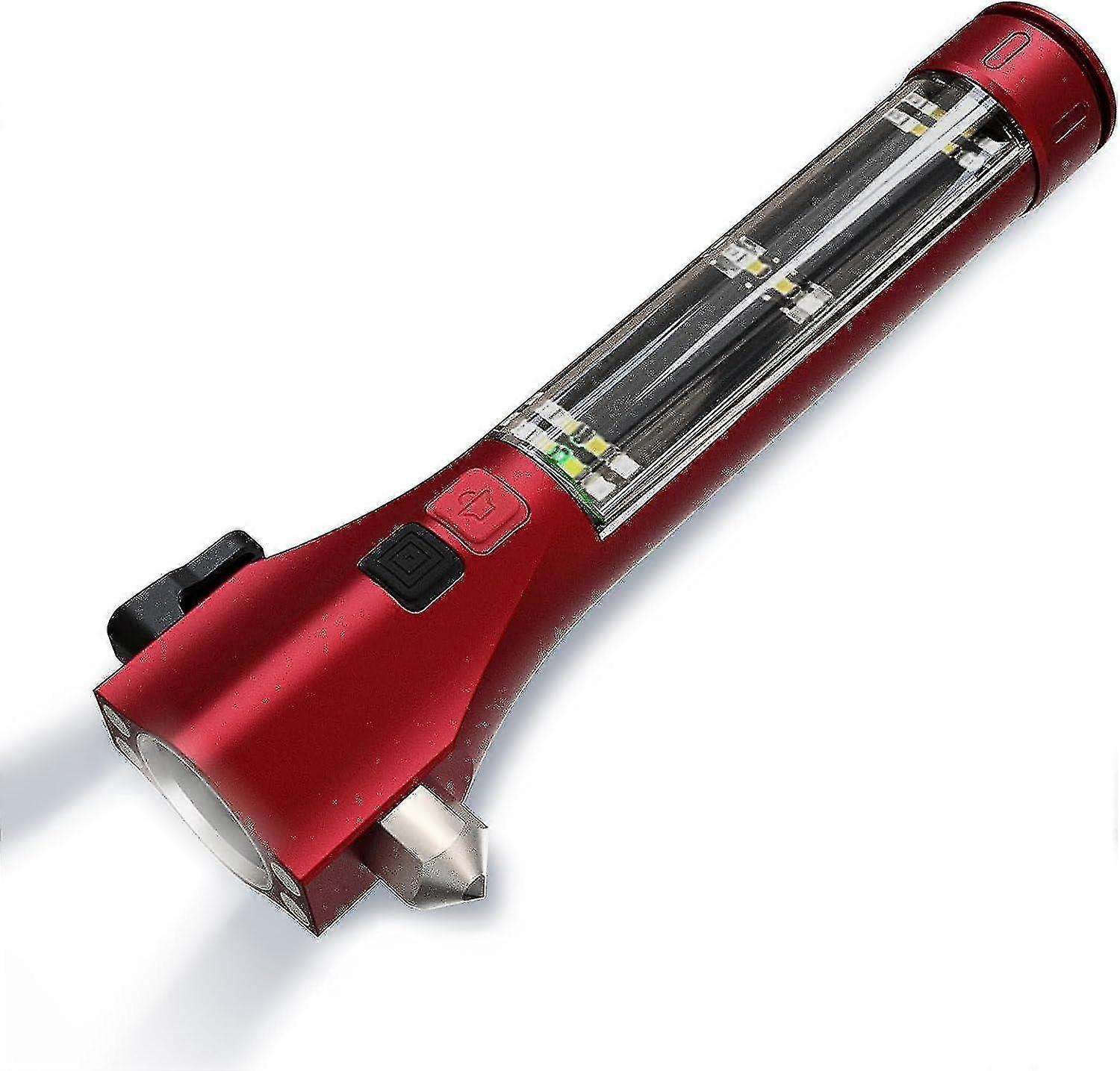 Car Safety Hammer Flashlight Tool With Window Breaker Seatbelt Cutter Emergency Rescue Kit