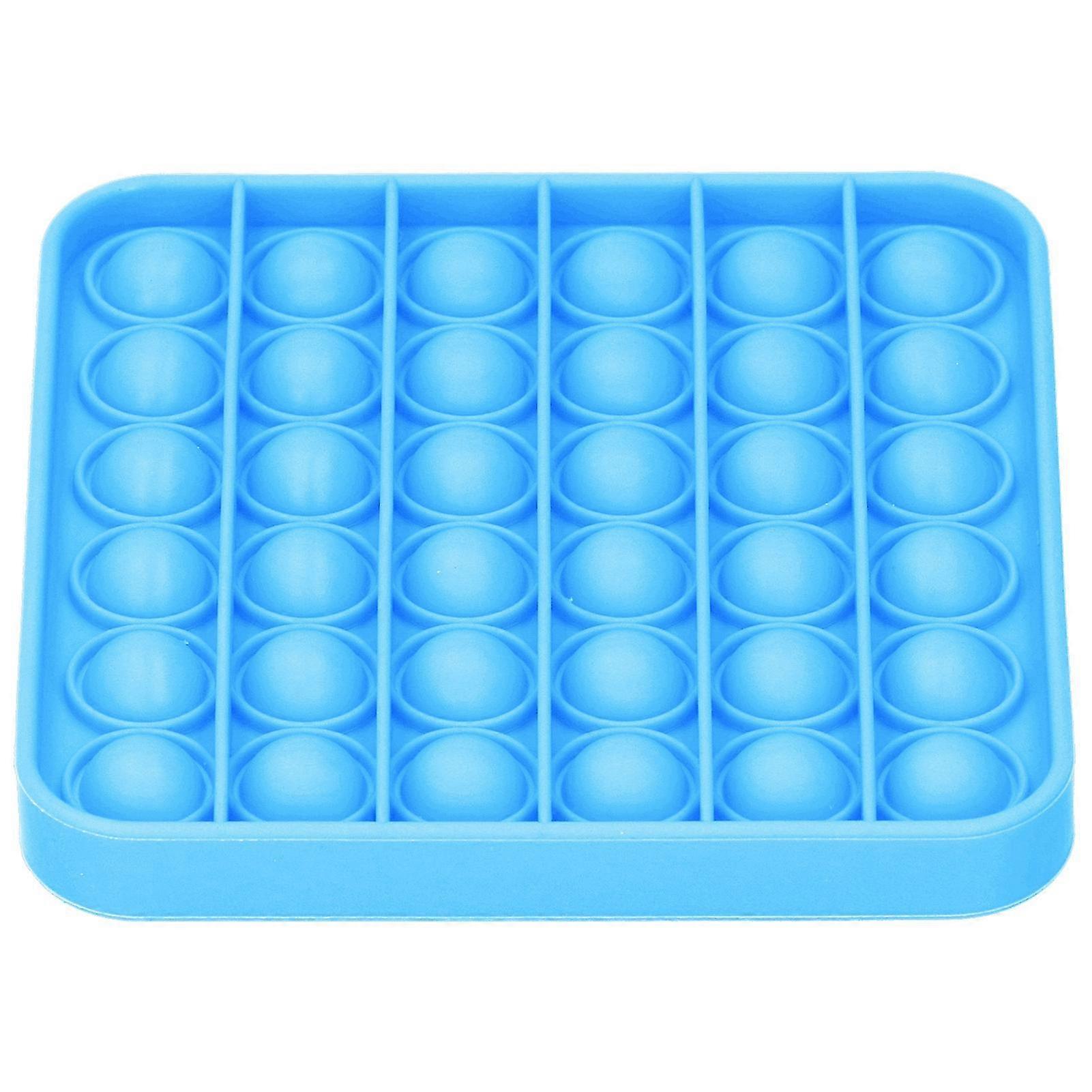 Blue Silicone Sensory Toy - Finger Push Bubble Stress Relief