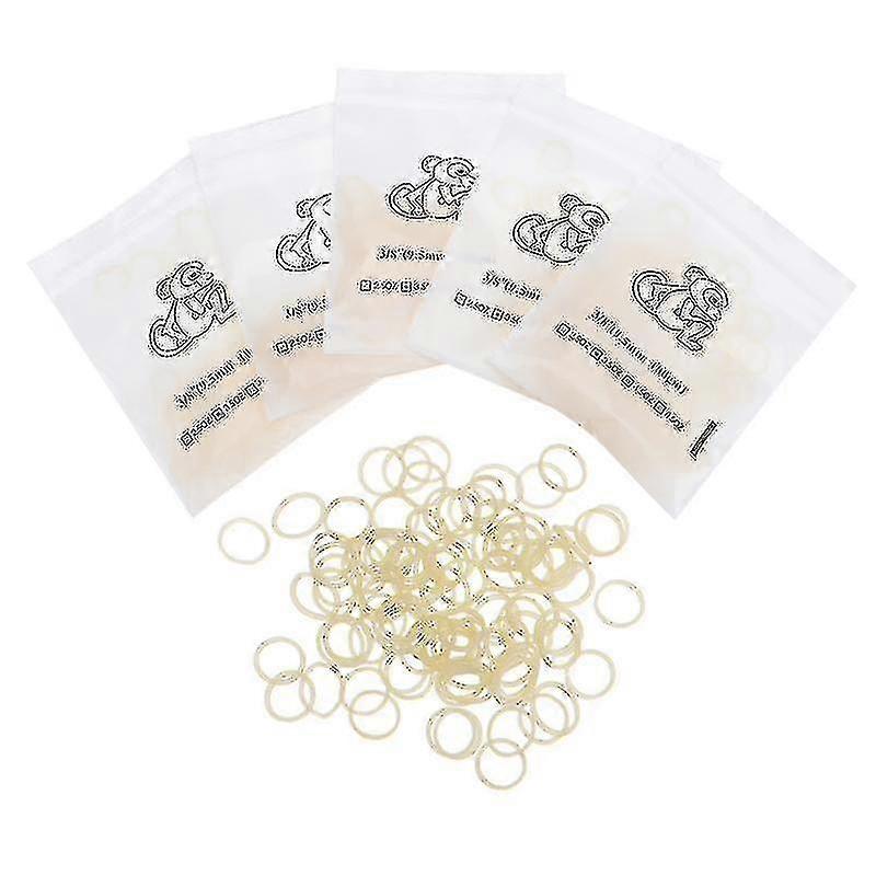 500 件牙科橡皮筋正畸间隙牙带牙套松紧带零件