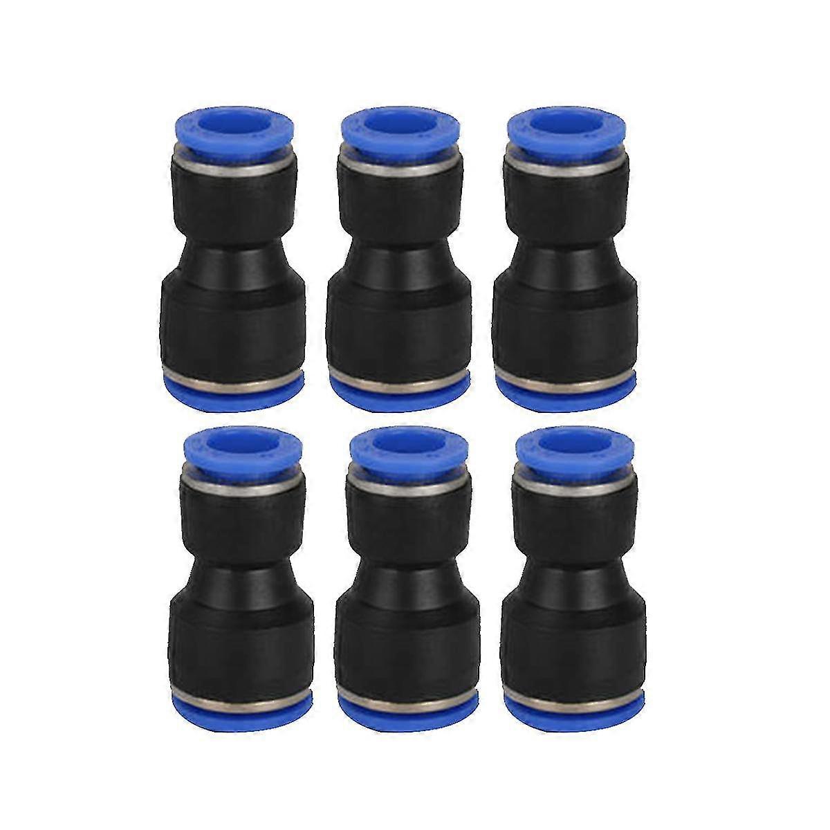 100pc Lot Pg4-6mm 6-8mm 6-10mm Air Pneumatic Fitting Into Straight Fittings Plastic Quick Connector XYT